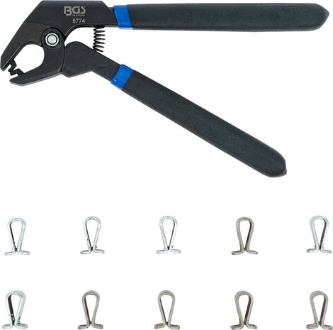 11-teiliges Befestigungsklemmen-Set