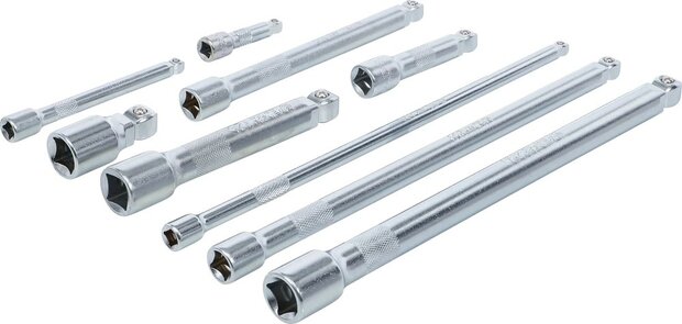 Kippverl&auml;ngerungs-Satz 6,3 mm (1/4), 10 mm (3/8), 12,5 mm (1/2) 9-tlg