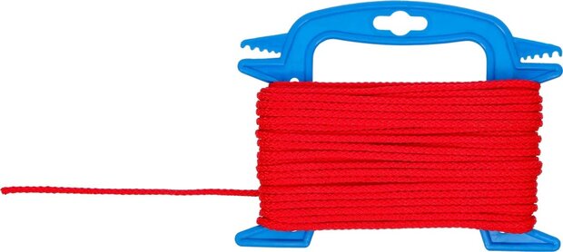 Kunststoff-Seil / Allzweckseil 4 mm x 20 m rot