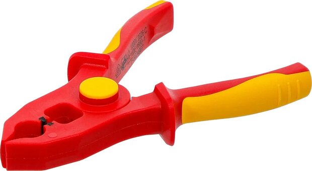 Kunststoff-Klammer mit Schutzisolierung 155 mm