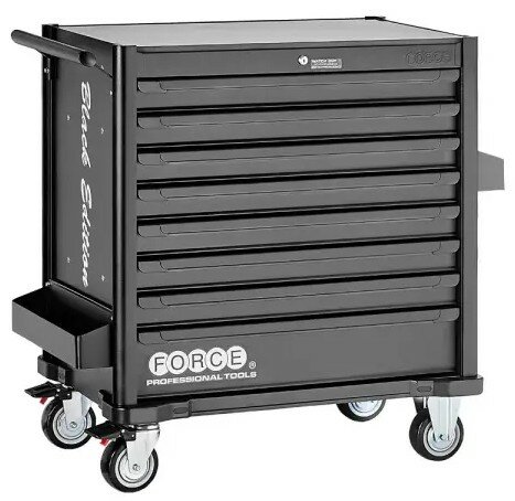 Jumbo Black Edition Werkzeugwagen mit 8 Schubladen und 607-teiligem Werkzeugsatz