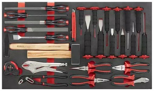 Jumbo Black Edition Werkzeugwagen mit 8 Schubladen und 607-teiligem Werkzeugsatz