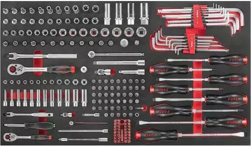 Jumbo Black Edition Werkzeugwagen mit 8 Schubladen und 607-teiligem Werkzeugsatz