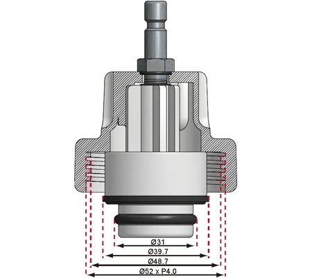 Adapter Nr.10, BMW (E46,E36,E34,E39,E38,E32,E90), passend für BGS 8027/8098