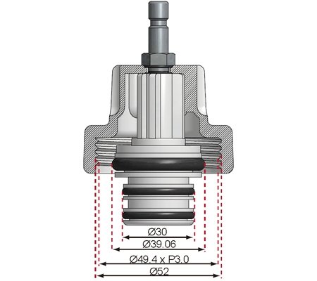 Adapter Nr.17, BMW E60, E63, E64, E65, passend für BGS8027/8098