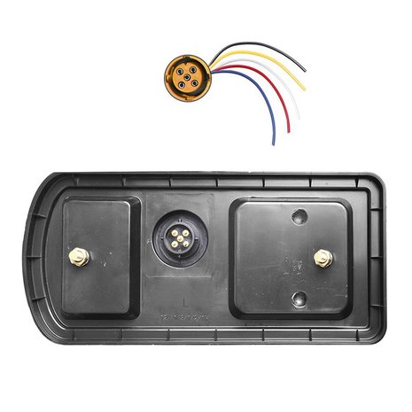 Rucklicht 5 Funktionen 225x105mm 43LED links