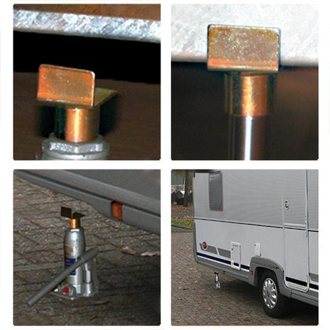 Adapter fur Wagenheber mit einfacher Erhohung