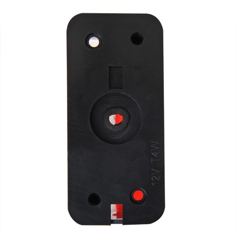 Breite Licht rot weiß 92x42mm