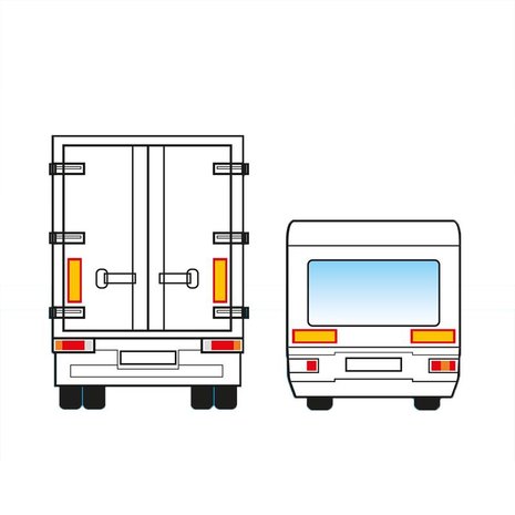 Markierungstafel Aluminium ECE 702er Set