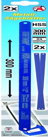 2-teiliges HSS Metall-Sägeblatt 13 x 300 mm