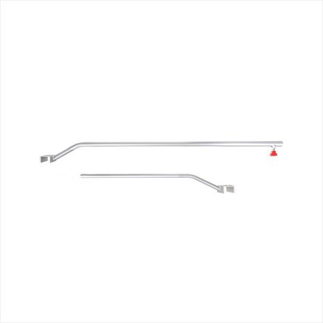 Flachplanenbügel Aluminium verstellbar 108-146cm für Anhänger