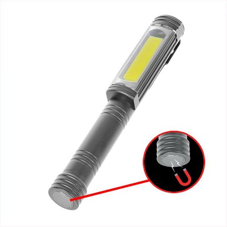 Pen light COB Aluminium