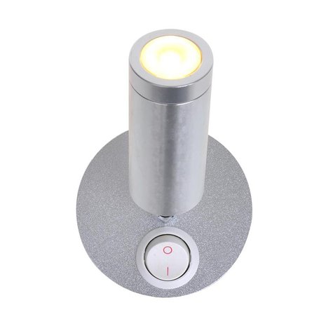 Aufbaustrahler 1-LED schwenkbar 12V 120lm  dia 65x65-130mm
