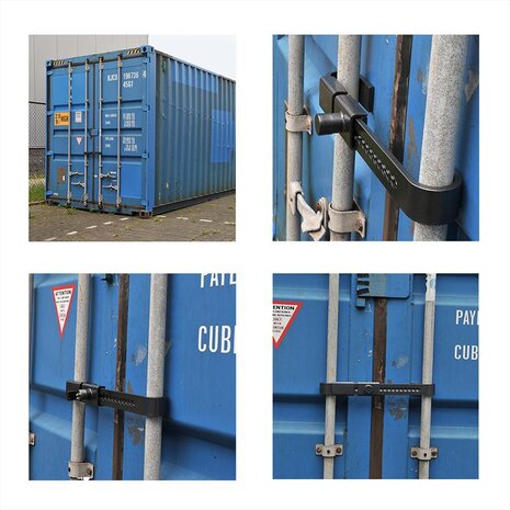 Einstellbare Anhanger- und Containerverriegelung
