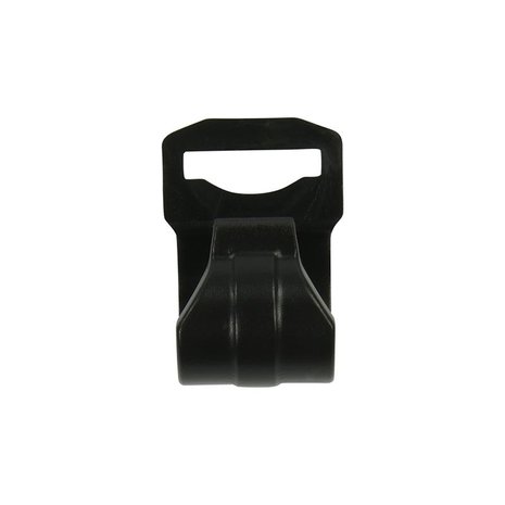 Zeltclip fur Zeltstange 20-25mm mit Schlitz schwarz