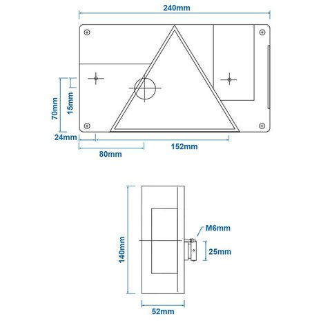 Aspock Multipoint II Ruckleuchte rechts