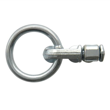 Einsteckbeschlag doppelt mit Ring rund