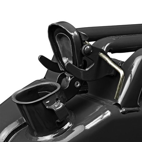 Kanister 20L Metall schwarz UN-TuV GS gepruft