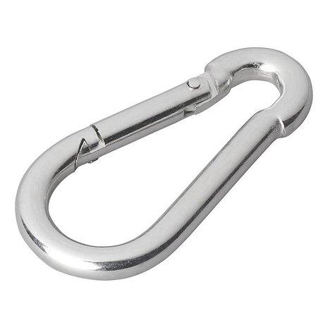 Karabinerhaken Metall 6x60mm x10 Stuck
