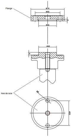 Sägequerschnitt 315mm