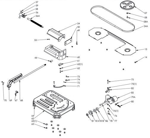 Tragbare Bandsäge - Variodurchmesser 90mm