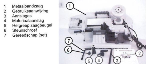 Tragbare Bandsäge - Drop Feed Durchmesser 100 mm