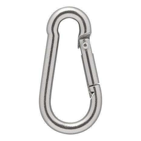 Edelstahl Karabinerhaken 5x50mm x10 Stuck