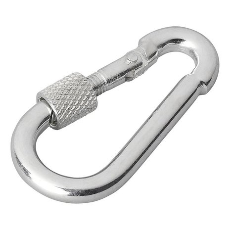 Metallkarabiner 5x50mm mit Schraubverschluss x10 Stuck