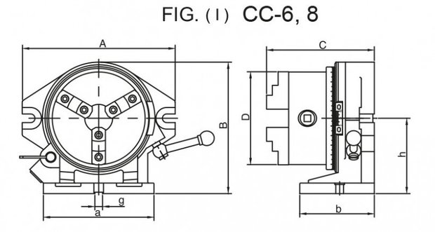 Einfaches Indexiergerät 225mm