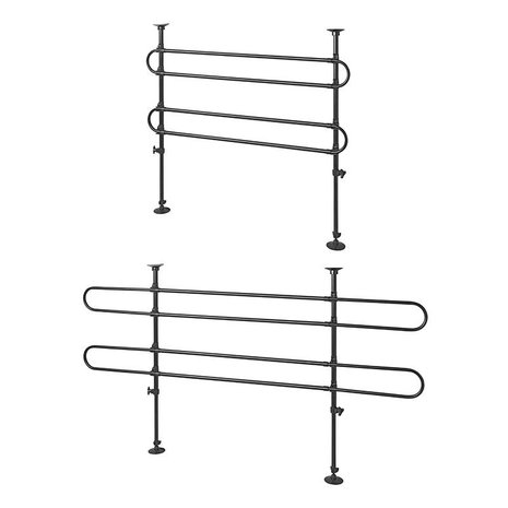 Gepäck- & Hundeschutzgitter 2x2-Rohre Metall