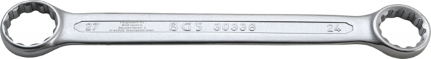 Doppel-Ringschlüssel extra flach SW 24 x 27 mm