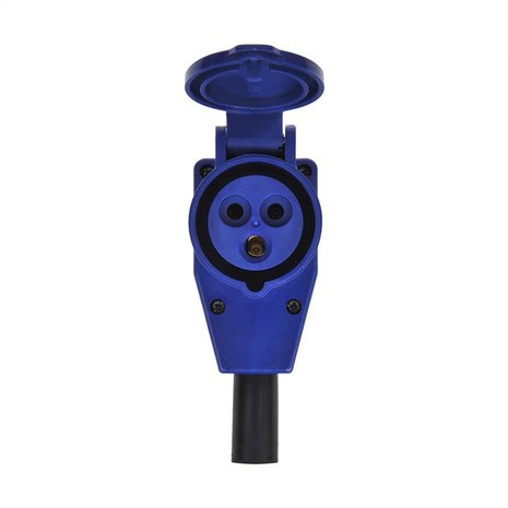 CEE-Winkelstecker + Schuko-Steckdose