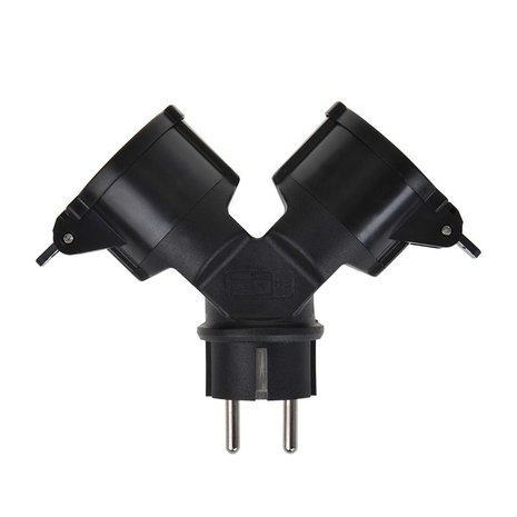 Schuko-Duo-Verteiler