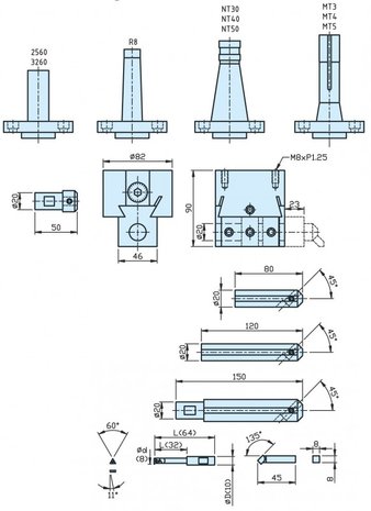 Schneidkopf-Satz mk/m DIN228