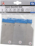 Japan-Spachtel-Satz, 50-80-100-120 mm, Federbandstahl, 4-tlg.