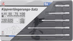 Kippverlangerungs-Satz 6,3 mm (1/4) 5-tlg