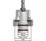 Adapter Nr. 16 für Art. 8027, 8098 für Mercedes-Benz