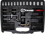 Steckschlussel-Satz Antrieb 6,3 mm (1/4) + 12,5 mm (1/2) Zollgroßen 174-tlg