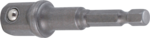 Adapter fur Bohrmaschinen Antrieb Außensechskant 6,3 mm (1/4) / Abtrieb Außenvierkant 12,5 mm (1/2)