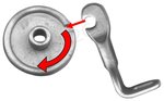 Bremstrommelabzieher / Antriebswellenausdrücker, 5-armig universal