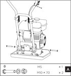 Ruttelplatte mit Benzinmotor 8.2kn