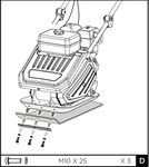 Ruttelplatte 20kn mit 6.5hp