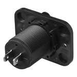USB Unterputzdose 2-fach Typ A 3100mA 12V 24V