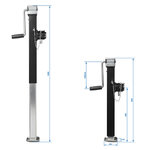 Stutzbein  ausziehbar  Heavy Duty SH62 5000