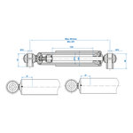 Stoßdampfer 1300-1700kg CC 250-380 - Satz mit 2 Stuck