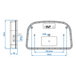 Ruckleuchte 7 Funktionen 240x150mm LED links