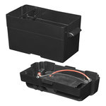 Batteriebox 35x18x20cm 2x USB - 1x 12V Steckdose - Voltmeter
