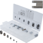 Gewindeeinsatze-Sortiment selbstschneidend 32-tlg