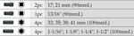 3/4 Schlagschrauber Nuss Satz für LKW 11 tlg