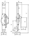 Hubkraft 3 Tonnen, 21,00 kg